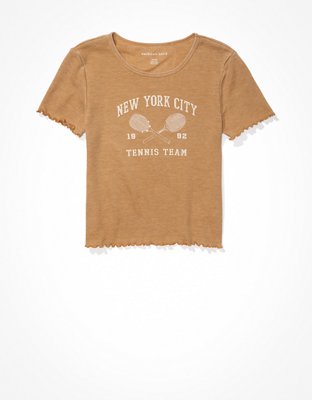 Женские футболки American Eagle AE Graphic Baby Tee — фото 3