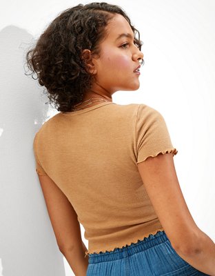 Женские футболки American Eagle AE Graphic Baby Tee — фото 2