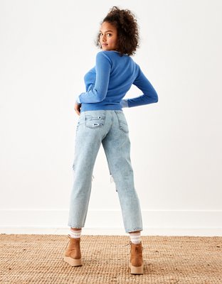Женские футболки American Eagle AE Graphic Waffle Layering Tee — фото 2