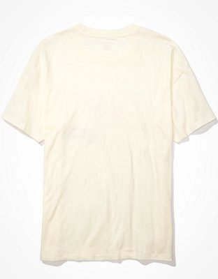 Женские футболки American Eagle AE Oversized Sledding Skeleton Graphic T-Shirt — фото 4