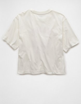 AE T-shirt Recta con Gráfico de Destino