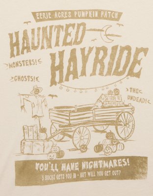 T-shirt surdimensionné à image d’Halloween AE