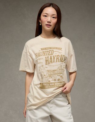 AE Oversized Halloween Graphic T-Shirt