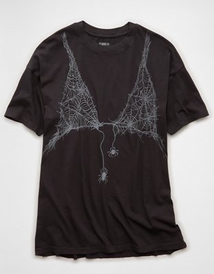 AE Oversized Halloween Graphic T-Shirt