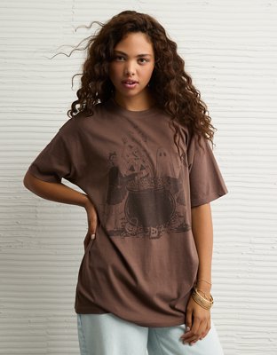 AE Oversized Halloween Graphic T-Shirt