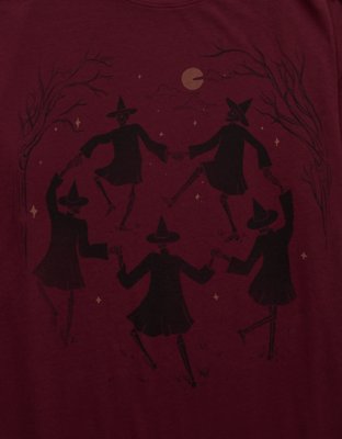 AE Oversized Halloween Graphic T-Shirt