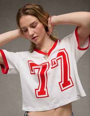 AE Graphic Mesh T-Shirt from American Eagle - $26.21
