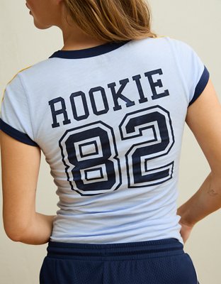 AE Fitted Graphic Ringer T-Shirt