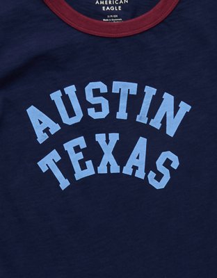 AE Fitted Graphic Ringer T-Shirt