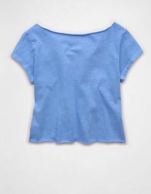 AE Off-the-Shoulder Graphic T-Shirt