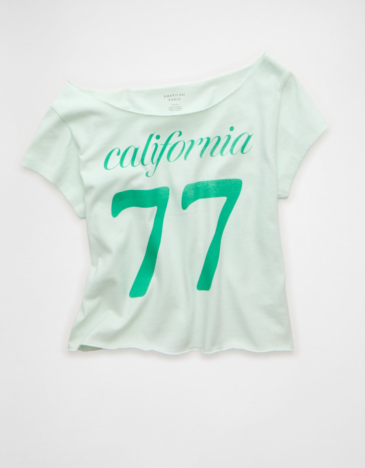 AE Off-the-Shoulder Graphic T-Shirt - image 4