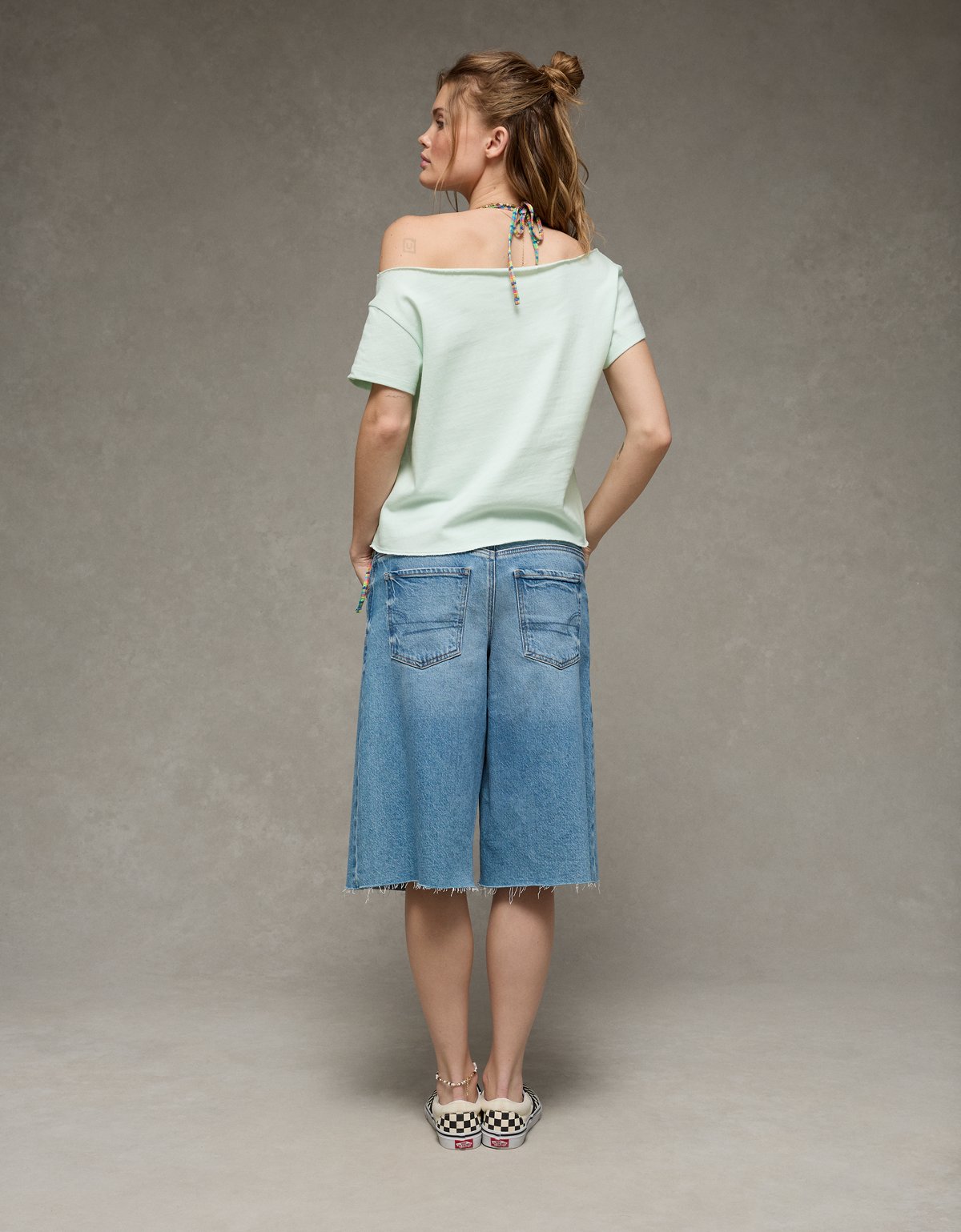 AE Off-the-Shoulder Graphic T-Shirt - image 3