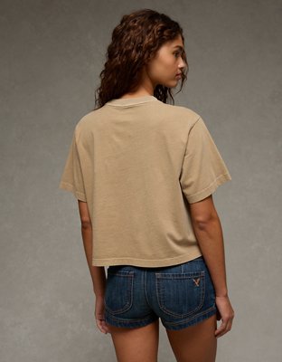 T-shirt à image Americana de coupe droite AE