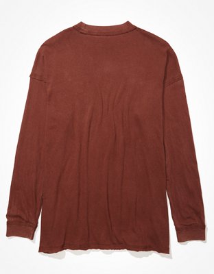 AE Long-Sleeve Oversized Graphic True Tee