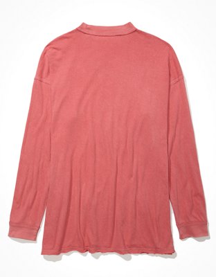 AE Long-Sleeve Oversized Graphic True Tee