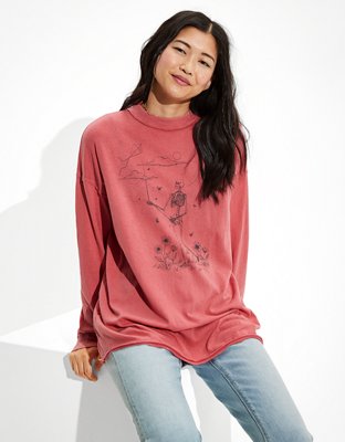 AE Long-Sleeve Oversized Graphic True Tee