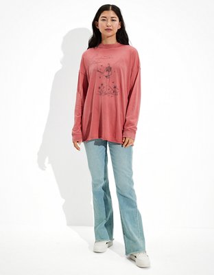 AE Long-Sleeve Oversized Graphic True Tee