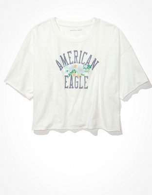 AE Cropped Graphic Tee