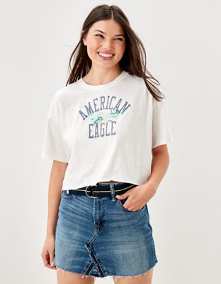 AE Cropped Graphic Tee