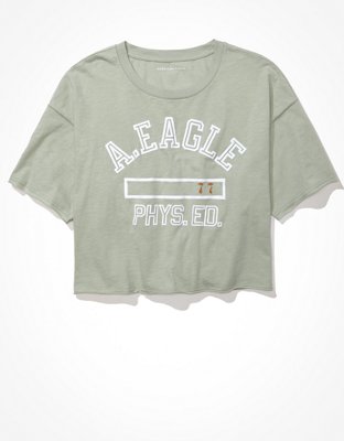 Женские футболки American Eagle AE Cropped Graphic Tee — фото 4