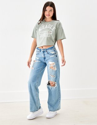 Женские футболки American Eagle AE Cropped Graphic Tee — фото 5