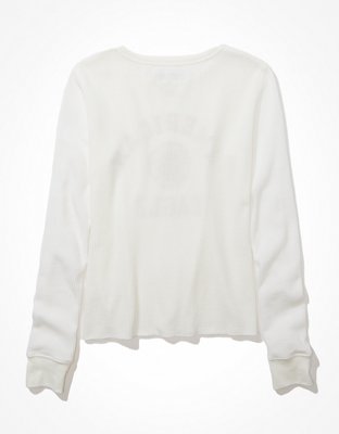 AE Graphic Waffle Layering Tee