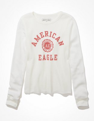 AE Graphic Waffle Layering Tee