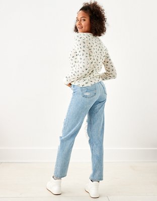 AE Graphic Waffle Layering Tee