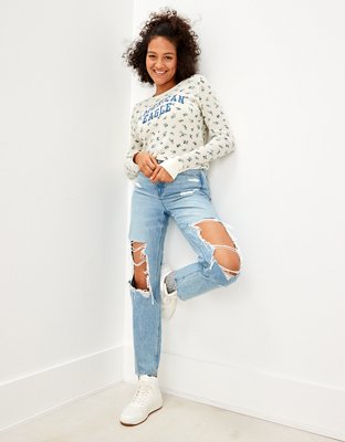 AE Graphic Waffle Layering Tee