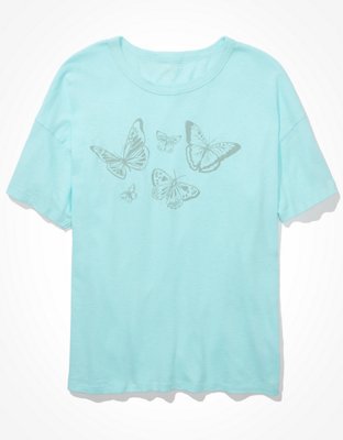 Женские футболки American Eagle AE Oversized Graphic True Tee — фото 3