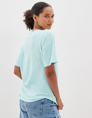 Женские футболки American Eagle AE Oversized Graphic True Tee — фото 2