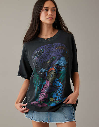 AE Oversized Psychedelic Graphic Tee