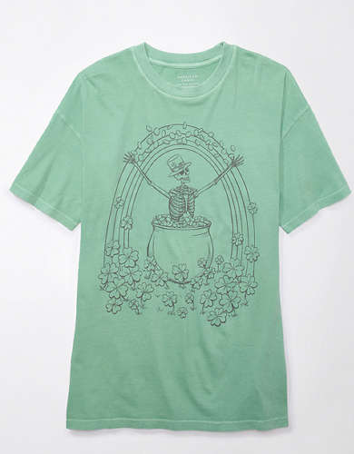 AE Oversized St. Patrick's Day Graphic T-Shirt