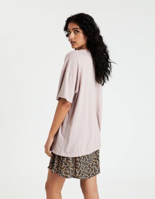 Женские футболки American Eagle AE Oversized Don't Pollute Graphic T-Shirt — фото 2