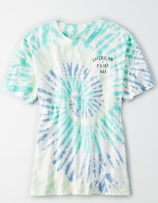 Женские футболки American Eagle AE Oversized Logo Graphic T-Shirt — фото 3