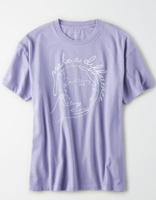 Женские футболки American Eagle AE Planet Graphic T-Shirt — фото 3