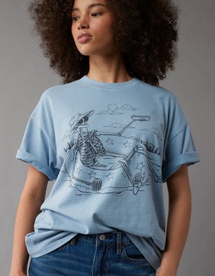 AE Oversized Fourth Of July Graphic T-Shirt