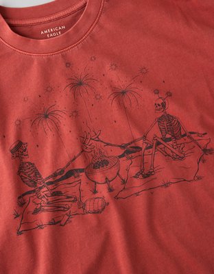 AE Oversized Fourth Of July Graphic T-Shirt