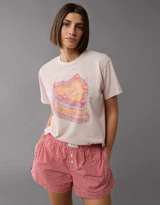 AE Oversized Valentine's Day Graphic T-Shirt