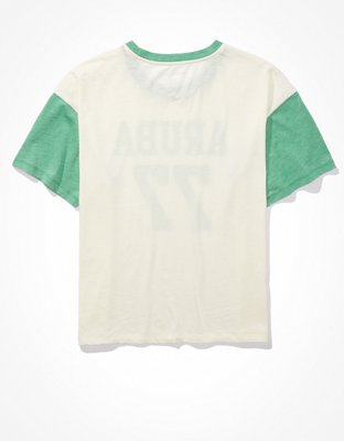Женские футболки American Eagle AE Color-Block Graphic T-Shirt — фото 4