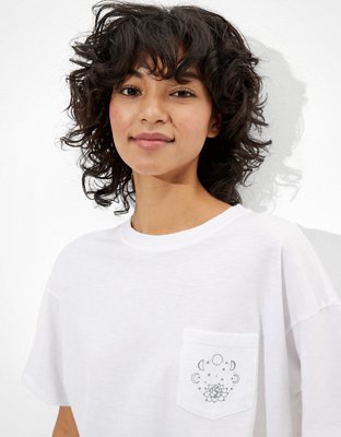 AE Cropped Graphic T-Shirt