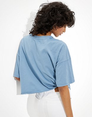 Женские футболки American Eagle AE Cropped Graphic T-Shirt — фото 2