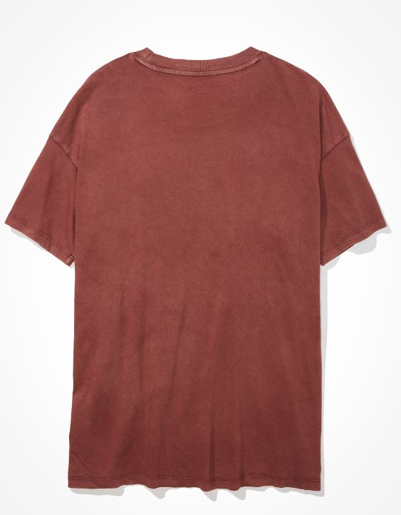 AE Oversized Red Sun Graphic T-Shirt