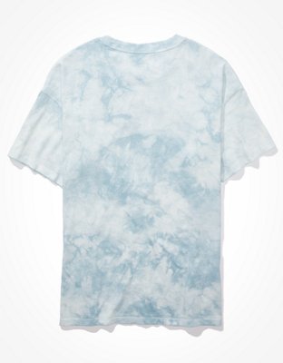 Женские футболки American Eagle AE Oversized Tie-Dye Graphic T-Shirt — фото 4
