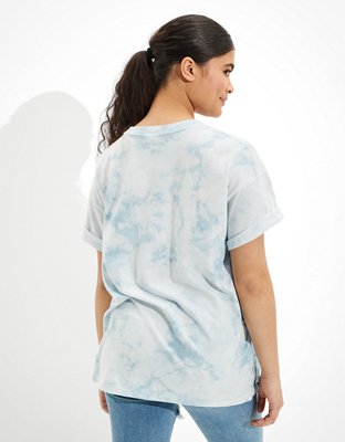 Женские футболки American Eagle AE Oversized Tie-Dye Graphic T-Shirt — фото 2