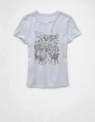 AE Destination Graphic Hey Baby Tee