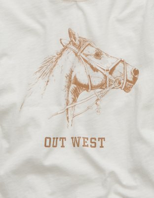 AE Western Graphic Hey Baby Tee