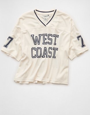 AE Mesh Jersey Graphic T-Shirt | American Eagle