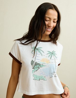 AE Graphic Ringer T-Shirt
