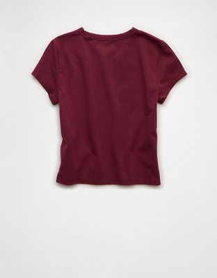 AE Fitted Cropped Graphic T-Shirt